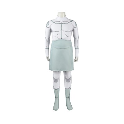 Invincible Viltrumite Kids Children White Jumpsuit Cosplay Costume Halloween Carnival Outfit