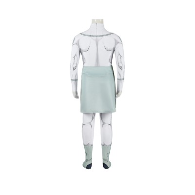Invincible Viltrumite Kids Children White Jumpsuit Cosplay Costume Halloween Carnival Outfit