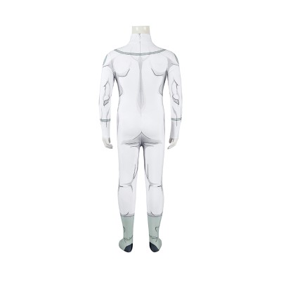 Invincible Viltrumite Kids Children White Jumpsuit Cosplay Costume Halloween Carnival Outfit
