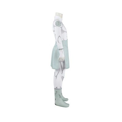 Invincible Viltrumite Kids Children White Jumpsuit Cosplay Costume Halloween Carnival Outfit