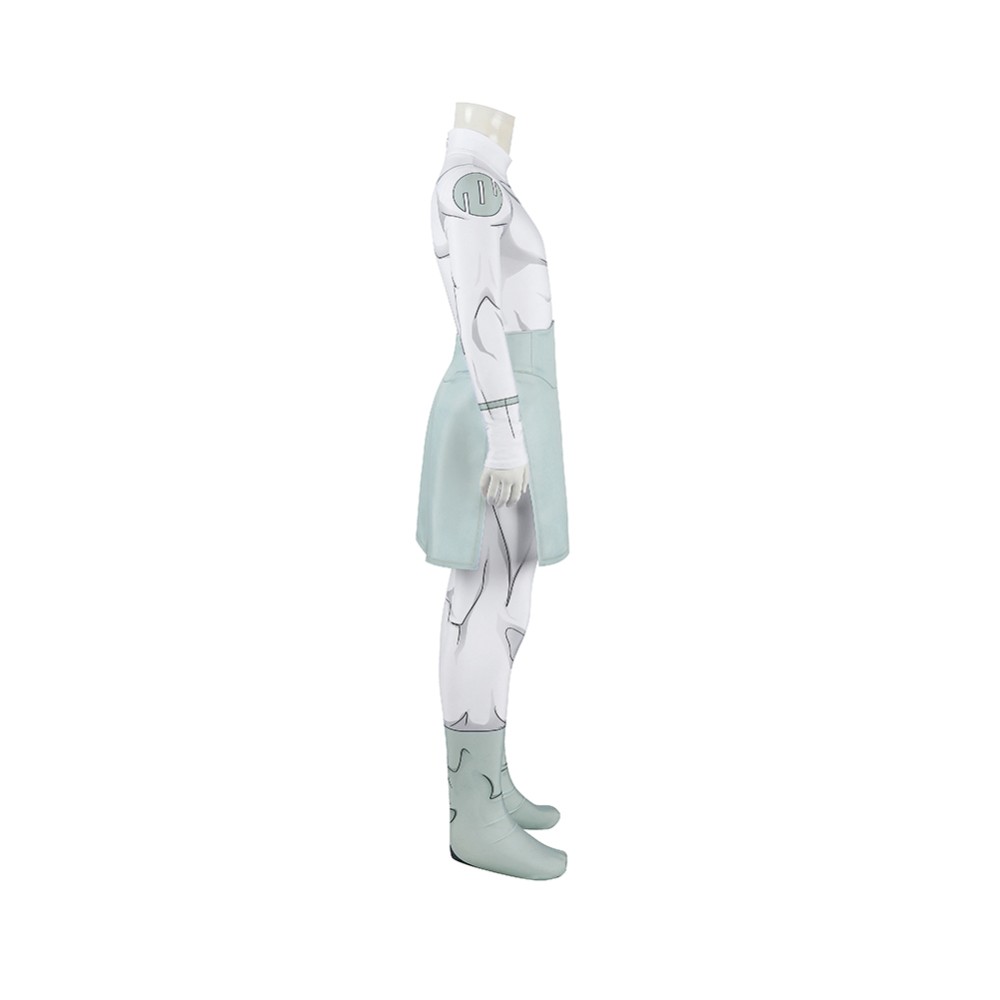 Invincible Viltrumite Kids Children White Jumpsuit Cosplay Costume Halloween Carnival Outfit