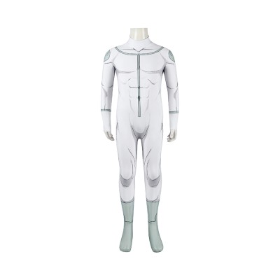 Invincible Viltrumite Kids Children White Jumpsuit Cosplay Costume Halloween Carnival Outfit