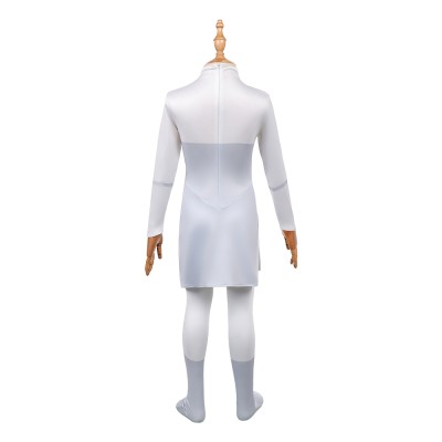 Invincible Viltrumite Kids Children White Jumpsuit Cosplay Costume Halloween Carnival