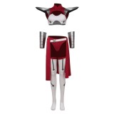 Invincible Universa Women Red Cosplay Costume Halloween Carnival Outfit