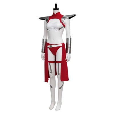 Invincible Universa Women Red Cosplay Costume Halloween Carnival Outfit