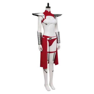 Invincible Universa Women Red Cosplay Costume Halloween Carnival Outfit