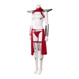 Invincible Universa Women Red and White Cosplay Costume Halloween Carnival Outfit