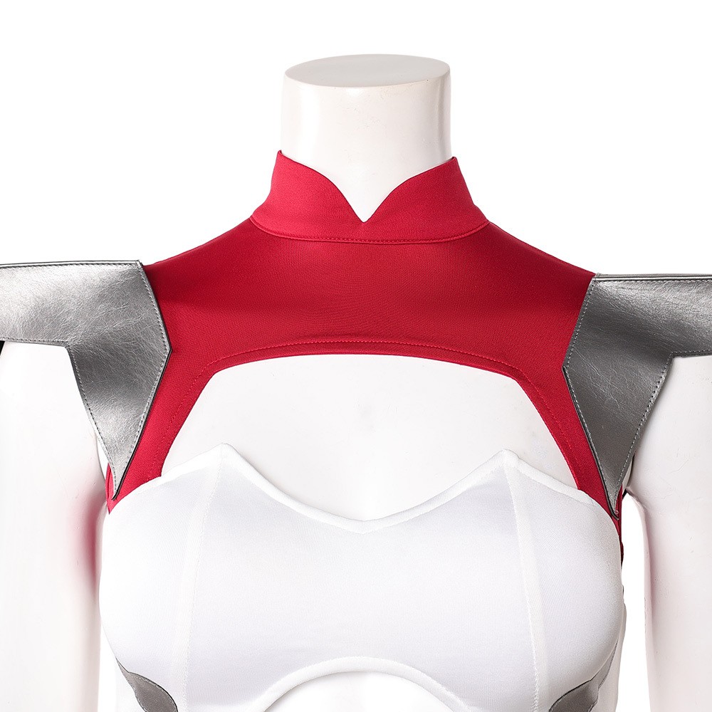 Invincible Universa Women Red and White Cosplay Costume Halloween Carnival Outfit