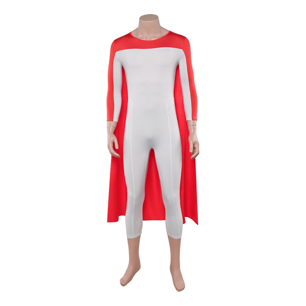 Invincible Thragg White Jumpsuit Cosplay Costume Halloween Carnival Outfit