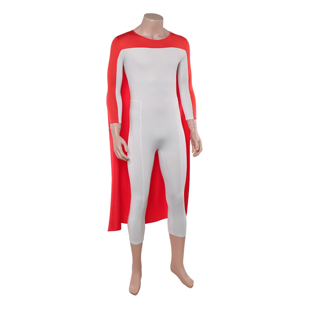 Invincible Thragg White Jumpsuit Cosplay Costume Halloween Carnival Outfit