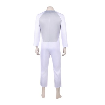 Invincible Thragg White Jumpsuit Cosplay Costume Halloween Carnival