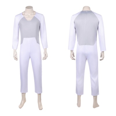 Invincible Thragg White Jumpsuit Cosplay Costume Halloween Carnival