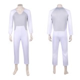 Invincible Thragg White Jumpsuit Cosplay Costume Halloween Carnival