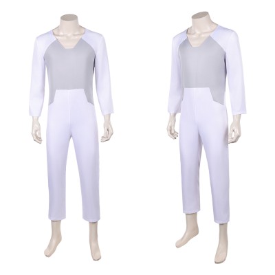 Invincible Thragg White Jumpsuit Cosplay Costume Halloween Carnival
