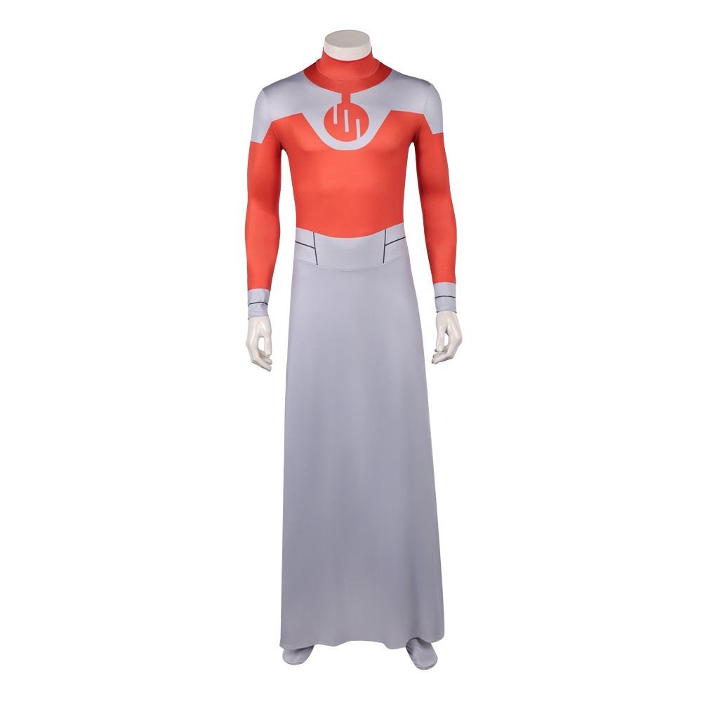 Invincible Season 4 Thragg Red Bodysuit Cosplay Costume Halloween Carnival Outfit
