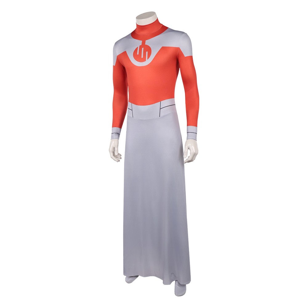 Invincible Season 4 Thragg Red Bodysuit Cosplay Costume Halloween Carnival Outfit