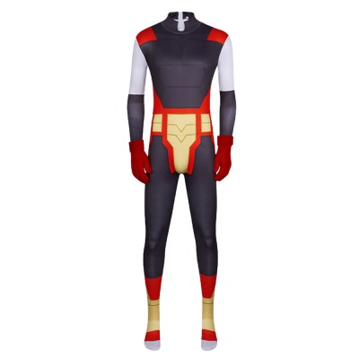 Invincible Thokk Battle Beast Black Jumpsuit Cosplay Costume Halloween Carnival Outfit
