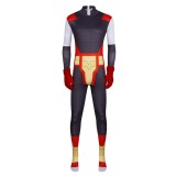 Invincible Thokk Battle Beast Black Jumpsuit Cosplay Costume Halloween Carnival Outfit