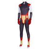 Invincible Thokk Battle Beast Black Jumpsuit Cosplay Costume Halloween Carnival Outfit