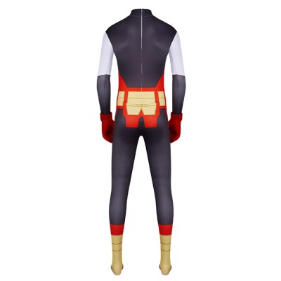 Invincible Thokk Battle Beast Black Jumpsuit Cosplay Costume Halloween Carnival Outfit