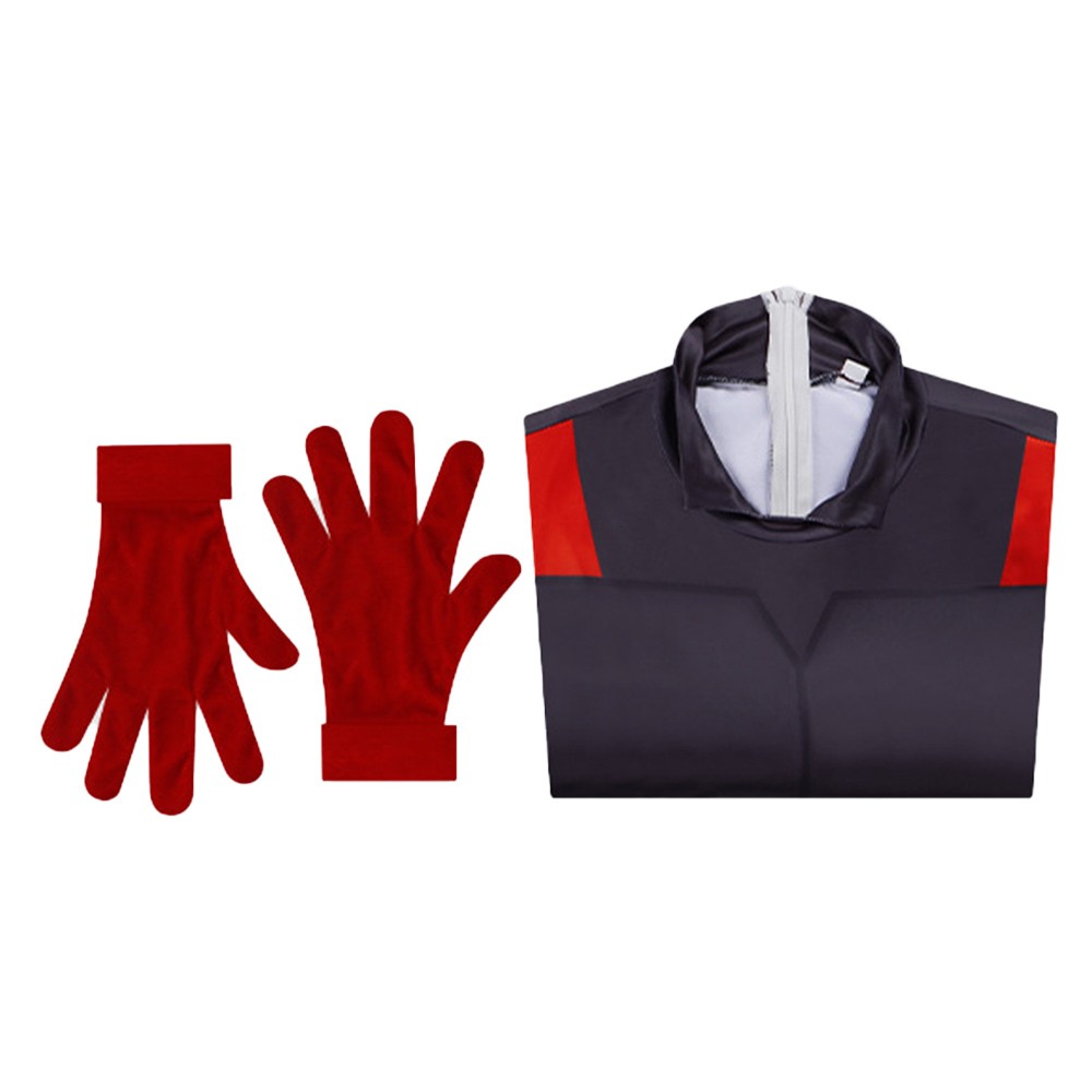 Invincible Thokk Battle Beast Black Jumpsuit Cosplay Costume Halloween Carnival Outfit