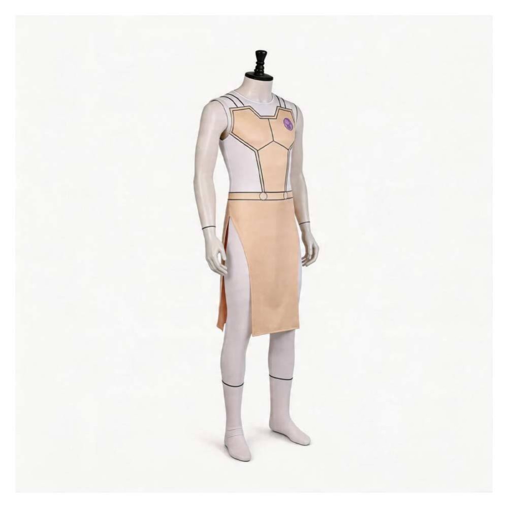 Invincible Thaedus Yellow Jumpsuit Cosplay Costume Halloween Carnival Outfit