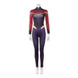 Invincible Telia Women Purple Jumpsuit Cosplay Costume Halloween Carnival Outfit