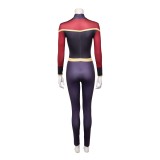 Invincible Telia Women Purple Jumpsuit Cosplay Costume Halloween Carnival Outfit