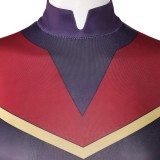 Invincible Telia Women Purple Jumpsuit Cosplay Costume Halloween Carnival Outfit