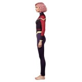 Invincible Telia Women Purple and Red Jumpsuit Cosplay Costume Halloween Carnival