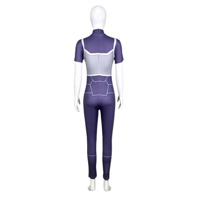 Invincible Tech Jacket Zoe Women Purple Cosplay Costume Halloween Carnival Outfit