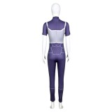Invincible Tech Jacket Zoe Women Purple Cosplay Costume Halloween Carnival Outfit