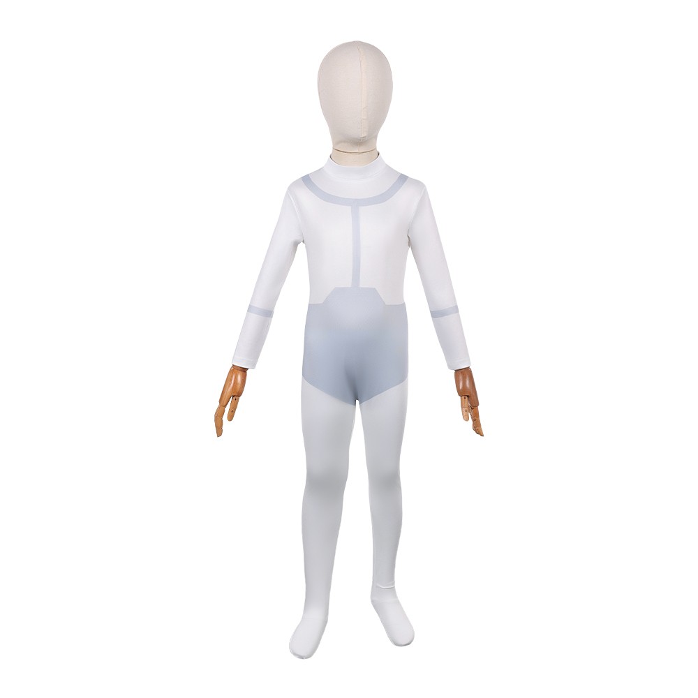 Invincible Viltrum Empire Team Uniform Kids Children White Cosplay Costume Halloween Carnival Outfit