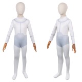 Invincible Viltrum Empire Team Uniform Kids Children White Cosplay Costume Halloween Carnival Outfit