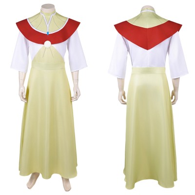 Invincible Stone Man Yellow Robe Cosplay Costume Halloween Carnival Outfit
