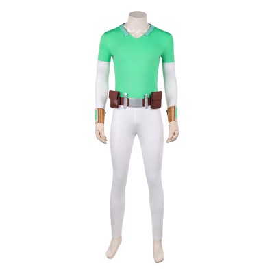 Invincible Stone Man Green Cosplay Costume Halloween Carnival Outfit
