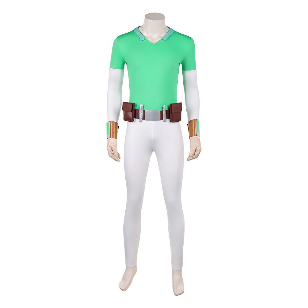 Invincible Stone Man Green Cosplay Costume Halloween Carnival Outfit