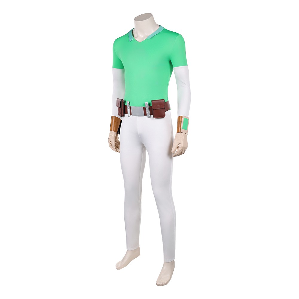Invincible Stone Man Green Cosplay Costume Halloween Carnival Outfit