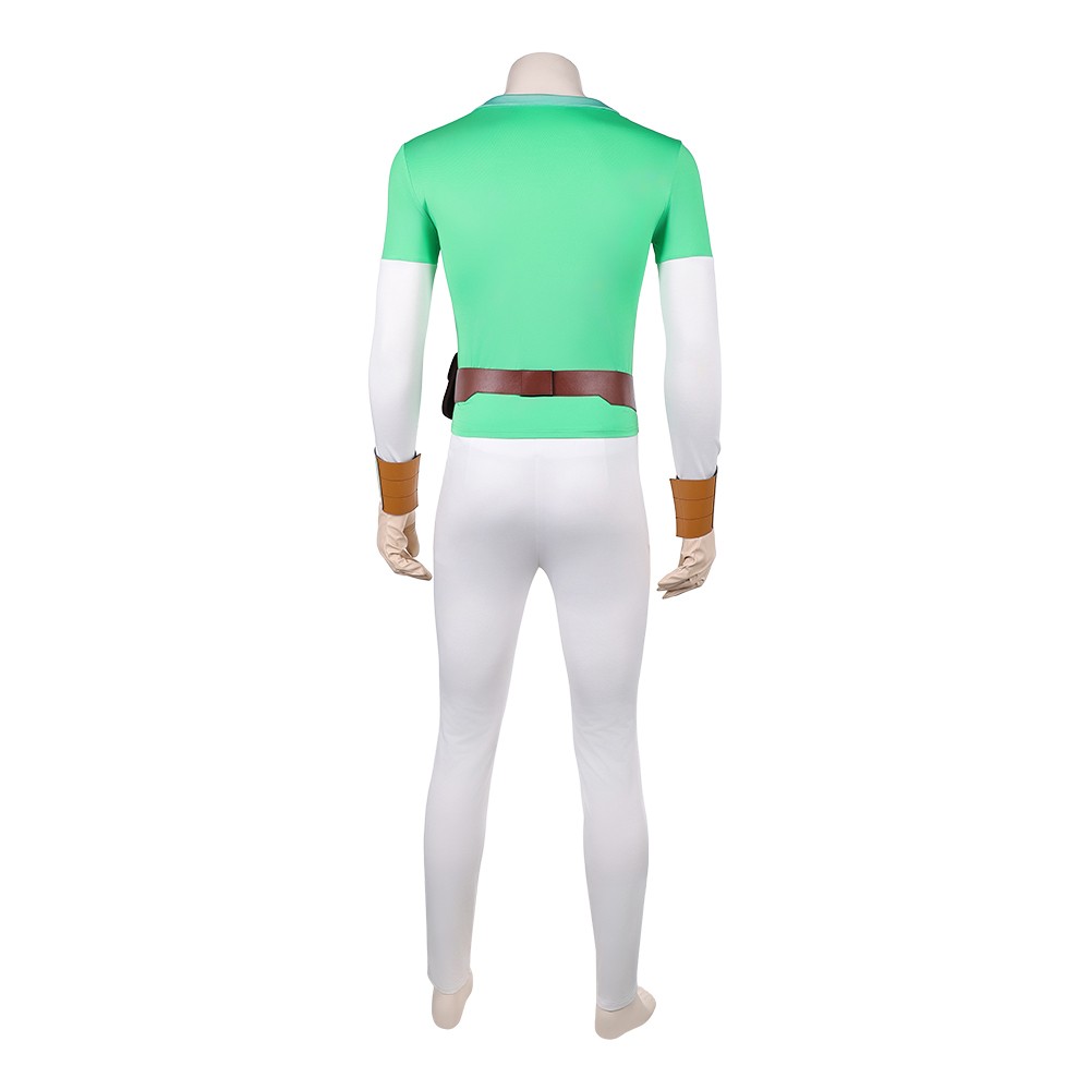 Invincible Stone Man Green Cosplay Costume Halloween Carnival Outfit