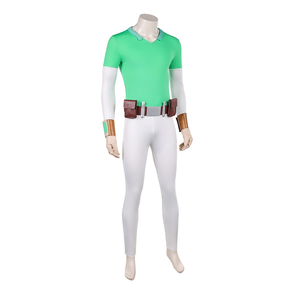 Invincible Stone Man Green Cosplay Costume Halloween Carnival Outfit
