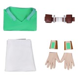 Invincible Stone Man Green Cosplay Costume Halloween Carnival Outfit