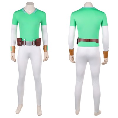Invincible Stone Man Green Cosplay Costume Halloween Carnival Outfit