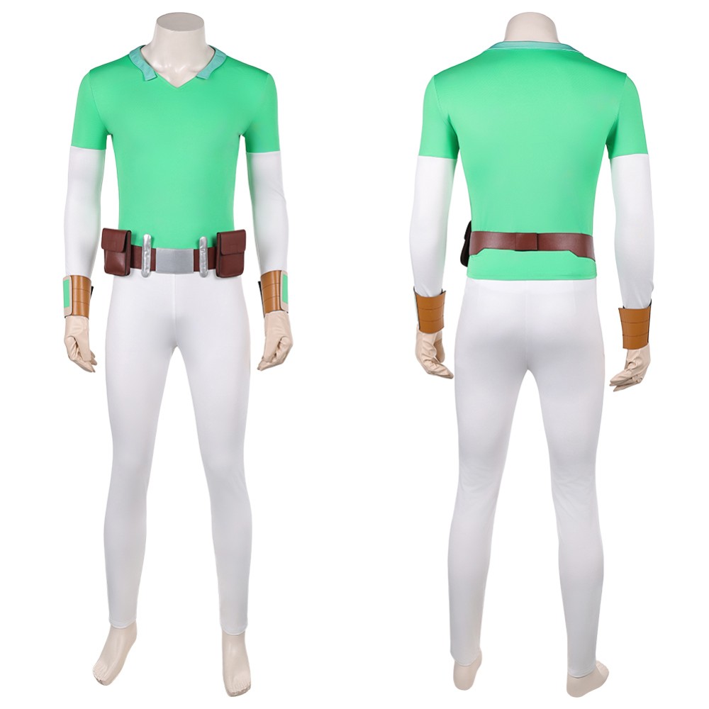 Invincible Stone Man Green Cosplay Costume Halloween Carnival Outfit