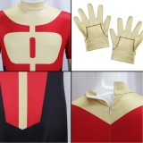 Invincible Season 4 Oliver Grayson Red Jumpsuit Cosplay Costume Halloween Carnival Outfit