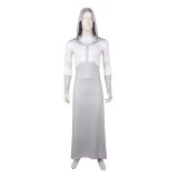 Invincible Season 4 Grand Regent White Hooded Jumpsuit Cosplay Costume Halloween Carnival Outfit