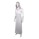 Invincible Season 4 Grand Regent White Hooded Jumpsuit Cosplay Costume Halloween Carnival Outfit