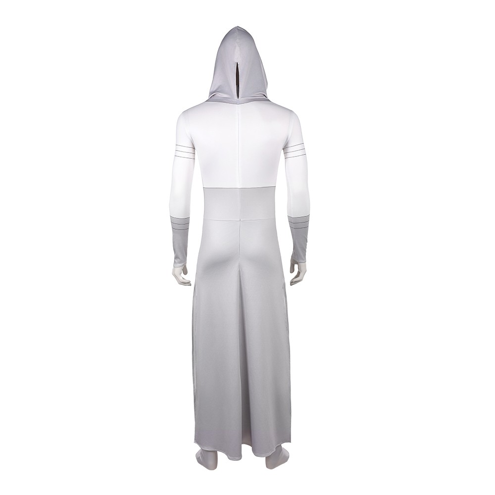 Invincible Season 4 Grand Regent White Hooded Jumpsuit Cosplay Costume Halloween Carnival Outfit