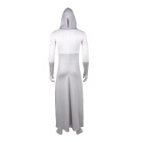 Invincible Season 4 Grand Regent White Hooded Jumpsuit Cosplay Costume Halloween Carnival Outfit