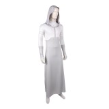 Invincible Season 4 Grand Regent White Hooded Jumpsuit Cosplay Costume Halloween Carnival Outfit