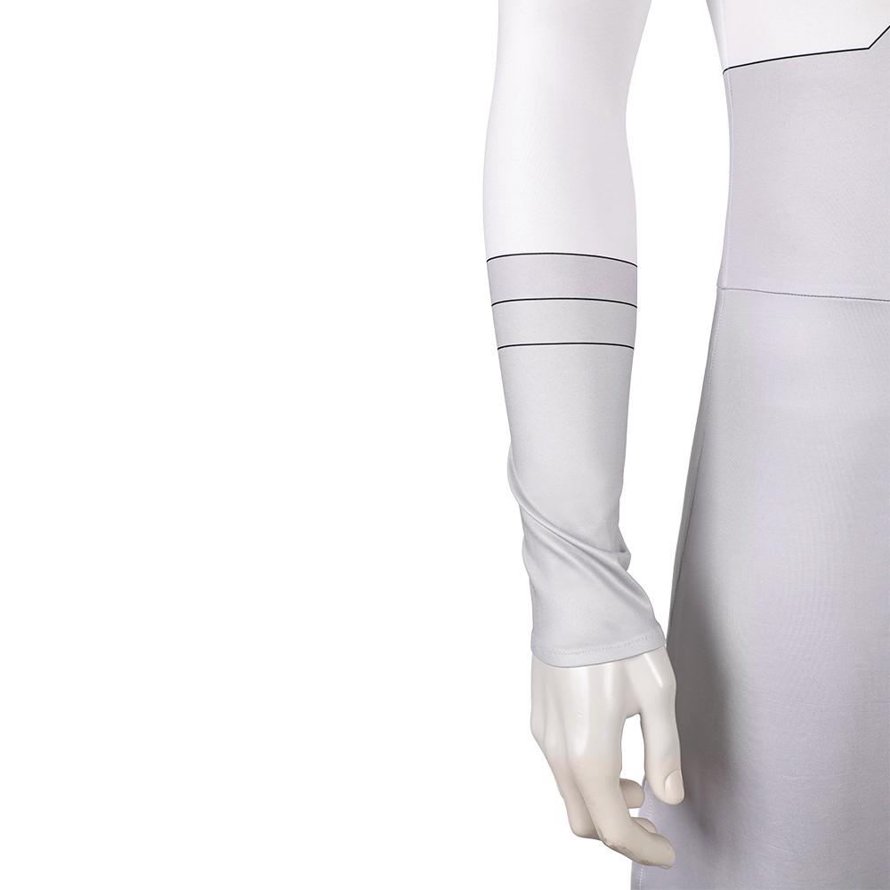 Invincible Season 4 Grand Regent White Hooded Jumpsuit Cosplay Costume Halloween Carnival Outfit